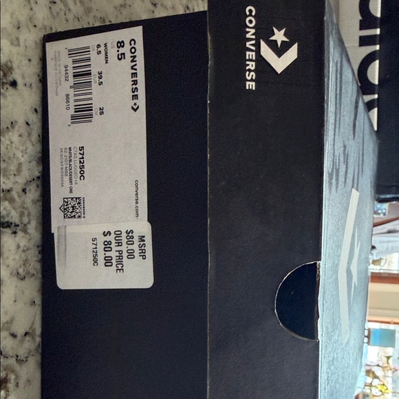 Converse Leopard Print High-Top Sneakers - Picture 9 of 9